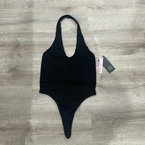Wild fable, Black Halter bodysuit, size: XS